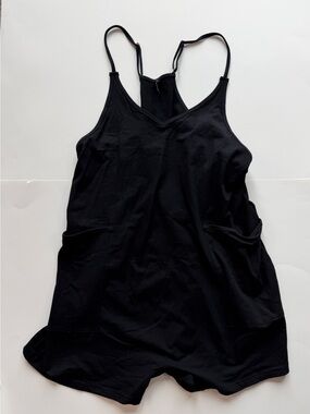 Black Women's Spaghetti-Strap Romper